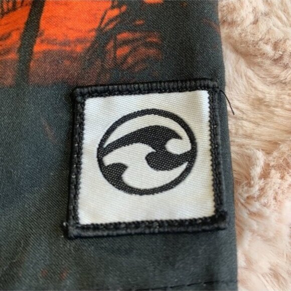 Ocean Current Mens Swim Trunks Size Large Beach Sunset Board Shorts Pocket Mesh - Picture 3 of 12